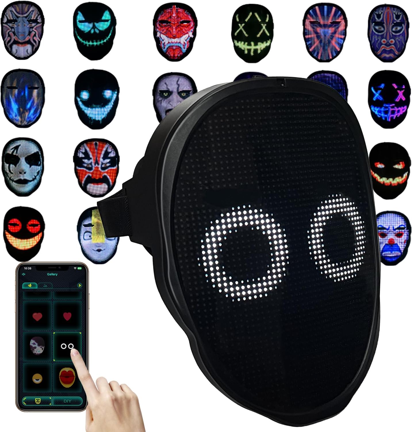 Customizable LED Mask