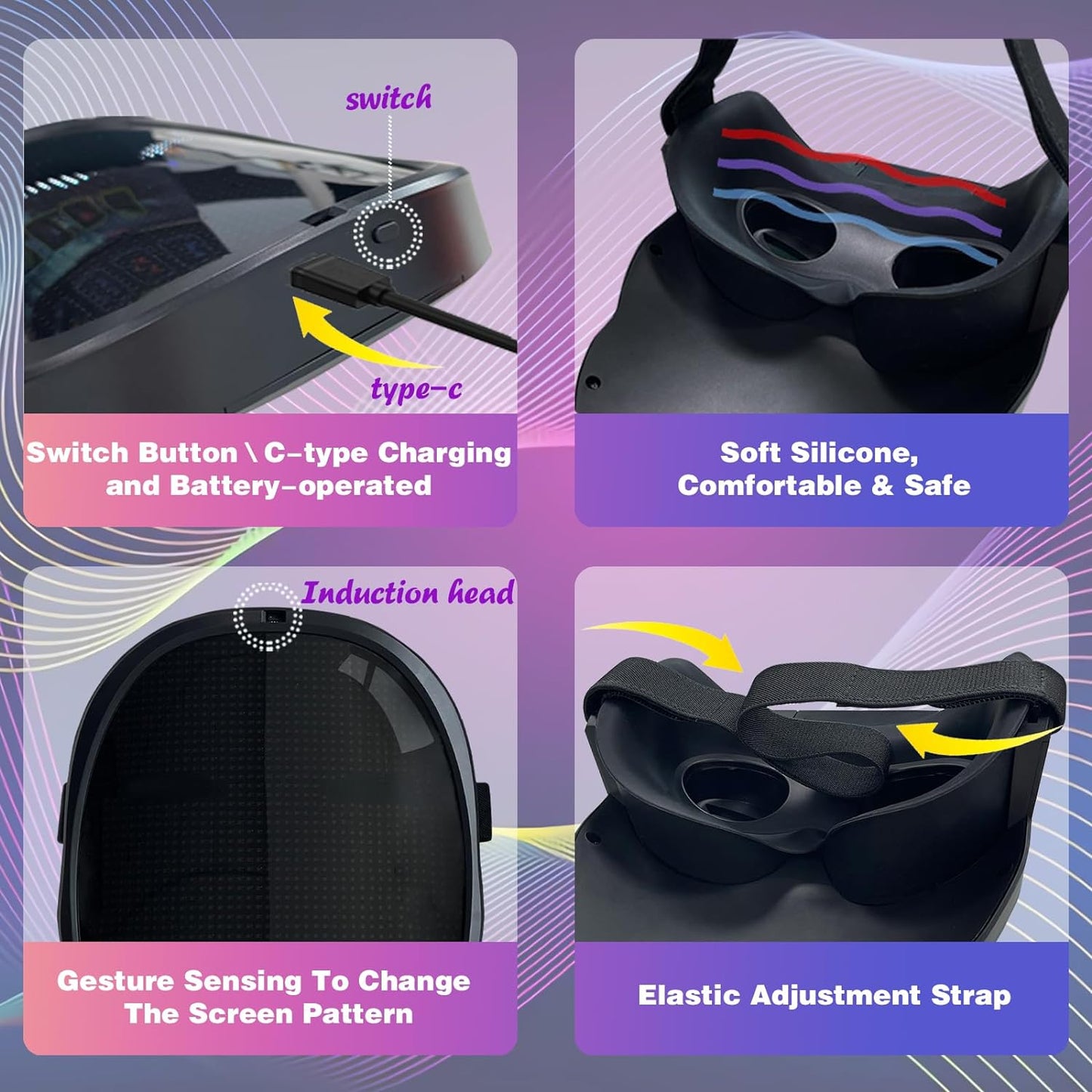 Customizable LED Mask